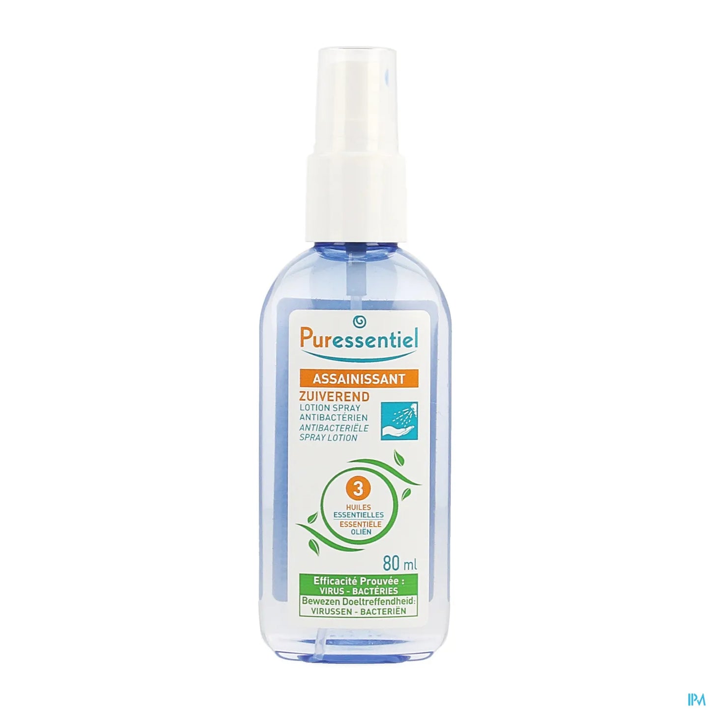 Lotion Spray Antibactérien Mains Surfaces 80 ml