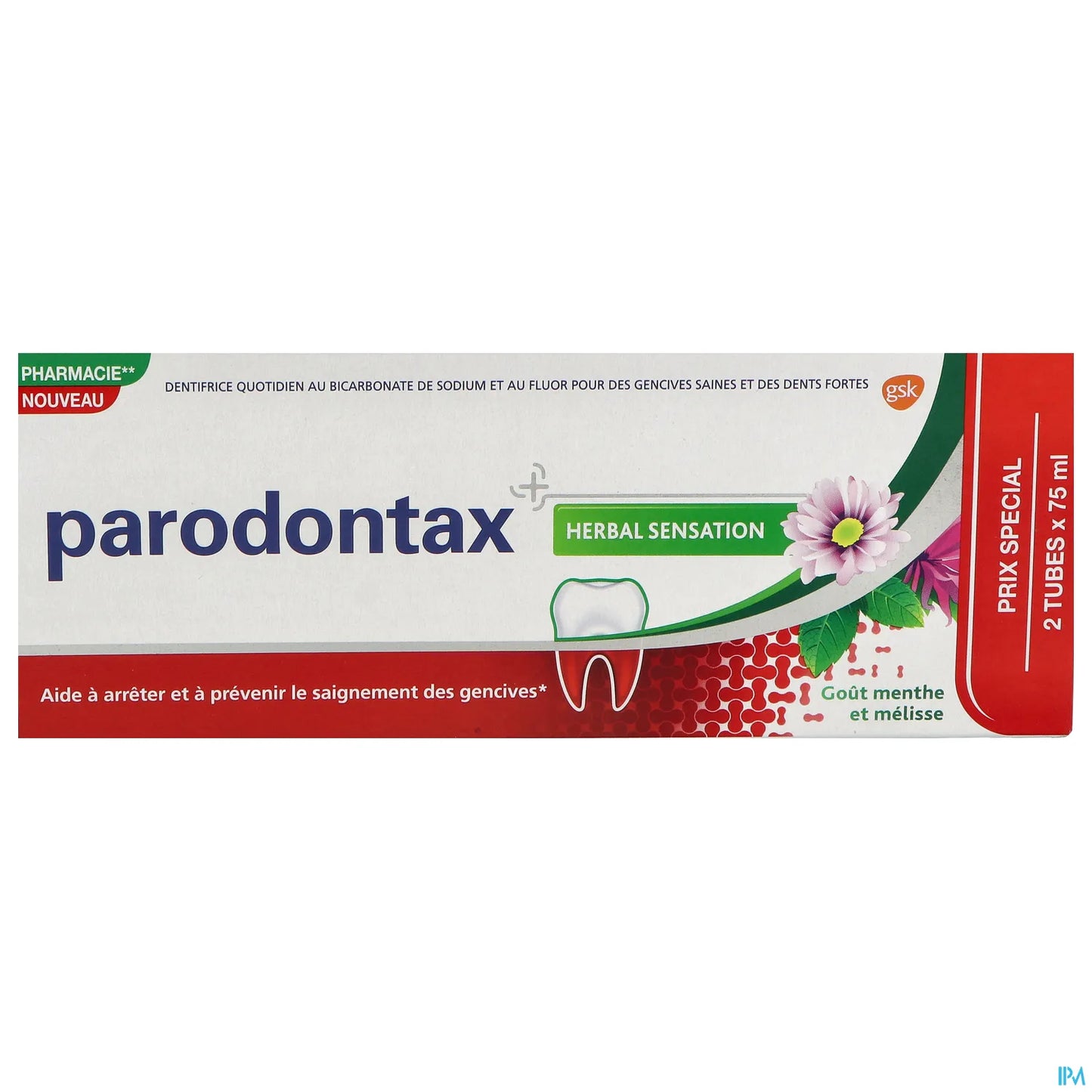 Dentifrice Herbal Sensation Lot de 2 X 75 ml