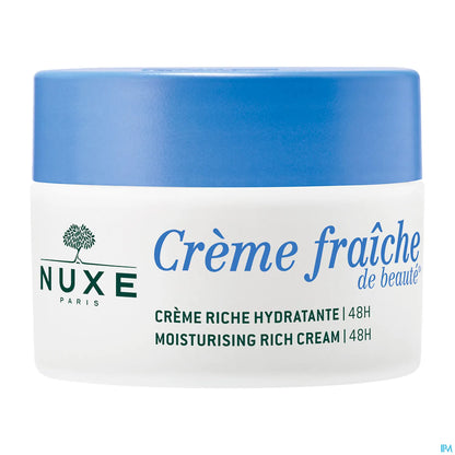Crème Riche Hydratante 48H Crème Fraîche de Beauté 50ml