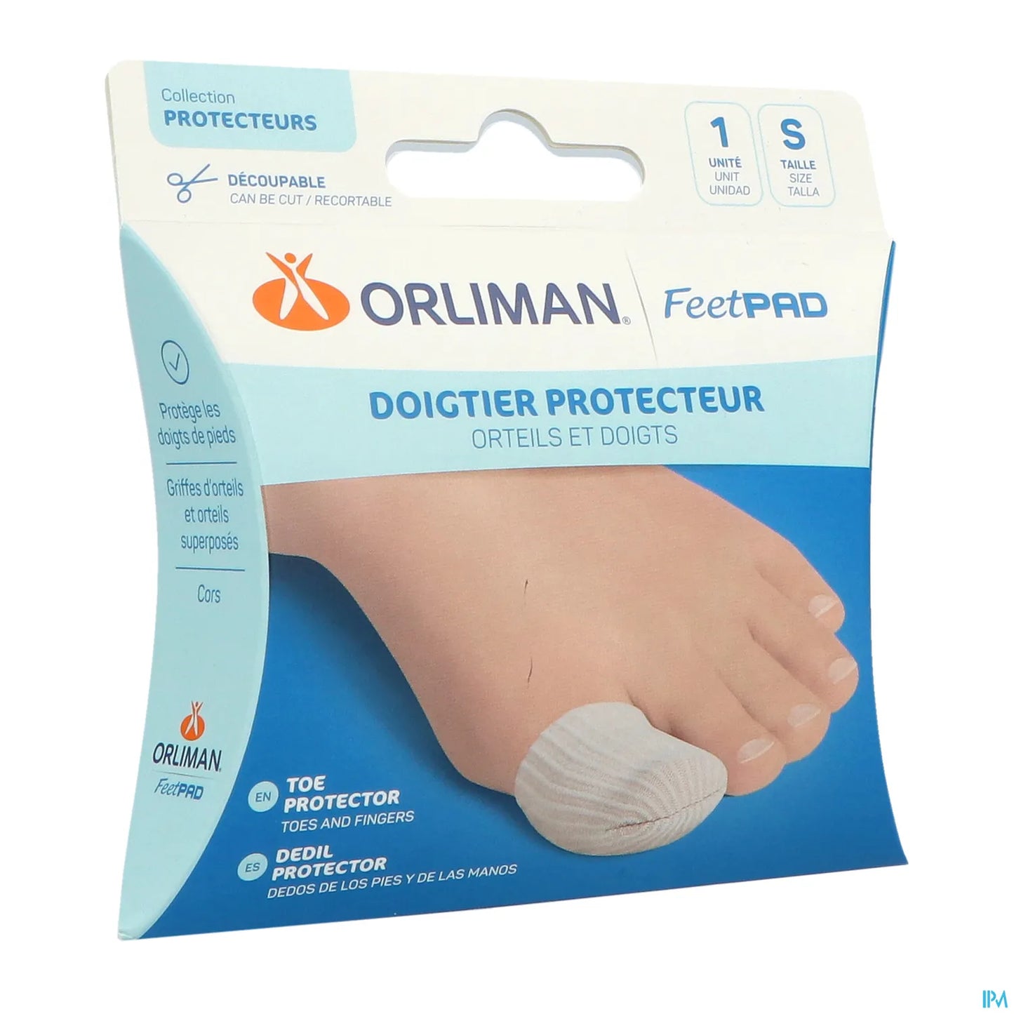 SM Europe FeetPad Doigtier Protecteur Orteils & Doigts Taille S
