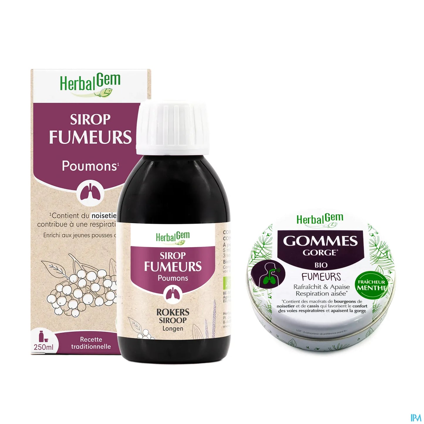 Smokers' Syrup 250 mL and Gums