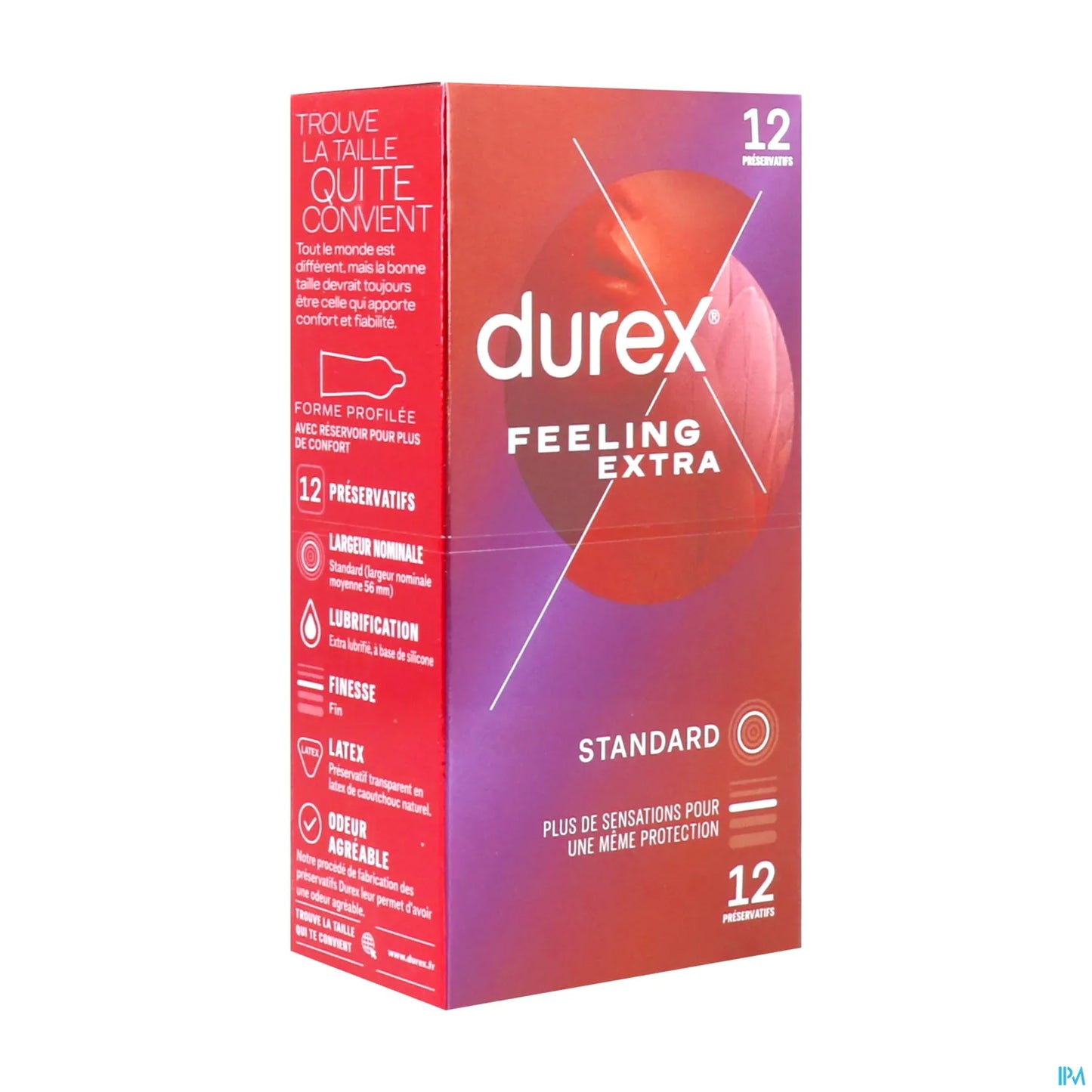 Feeling Extra Préservatifs Fins Extra Lubrifiés 12 Unités