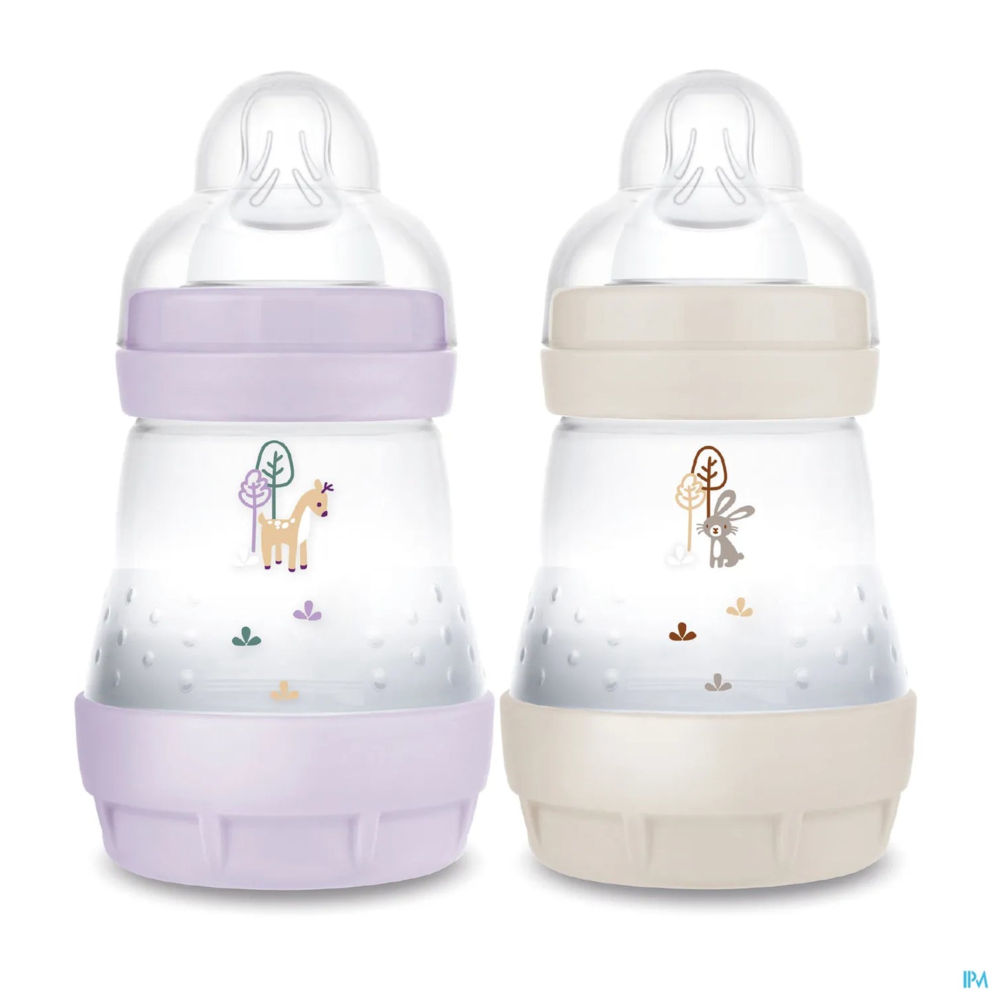 Set of 2 Easy Start Anti-Colic Baby Bottles 160 ml Lilac Sand
