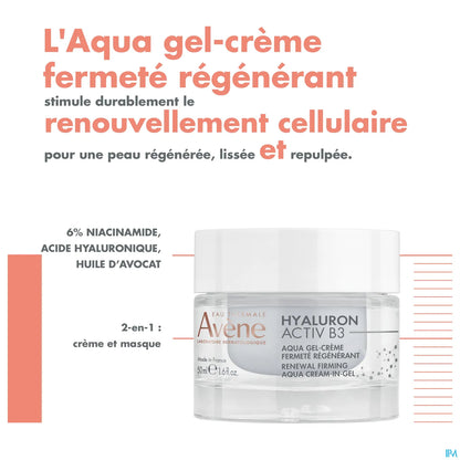 Hyaluron Activ B3 Gel Crème Aqua Régénération Cellulaire 50ml