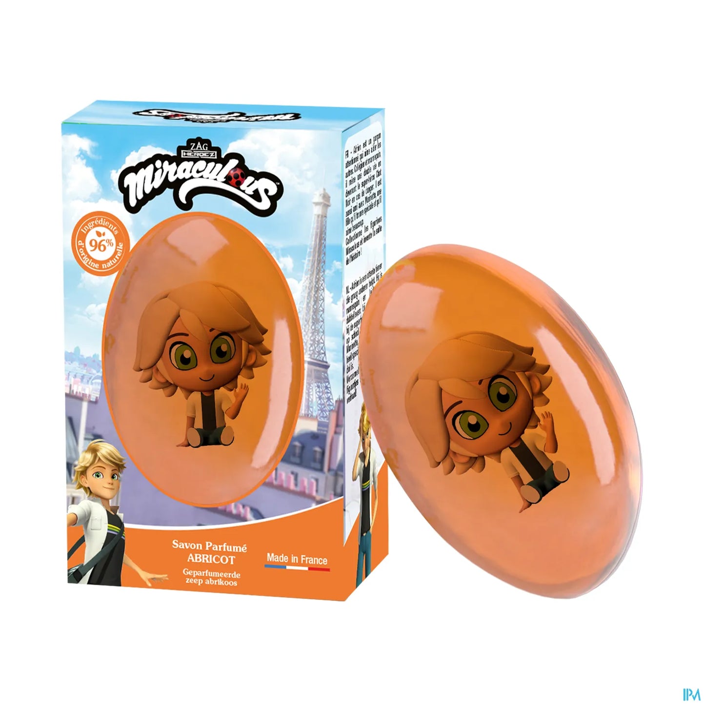 Sapone traslucido all'albicocca Adrien 75 g