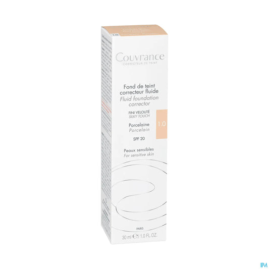 Couvrance Fond de Teint Correcteur Fluide Porcelaine 30ML