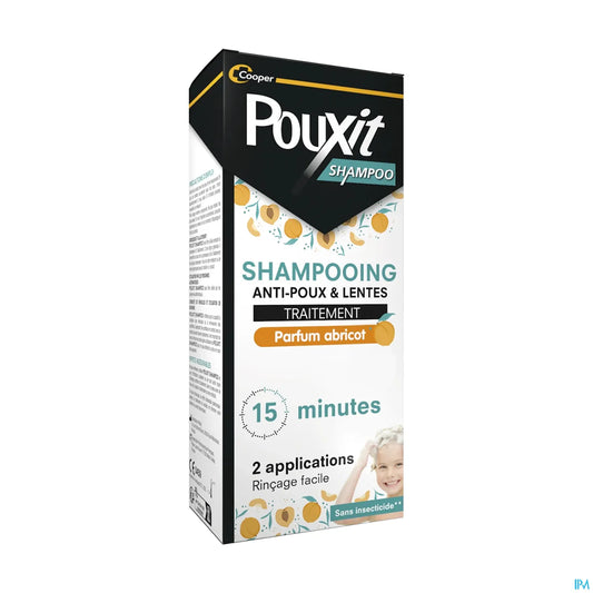 Pouxit Shampooing Anti Poux Abricot 200 mL