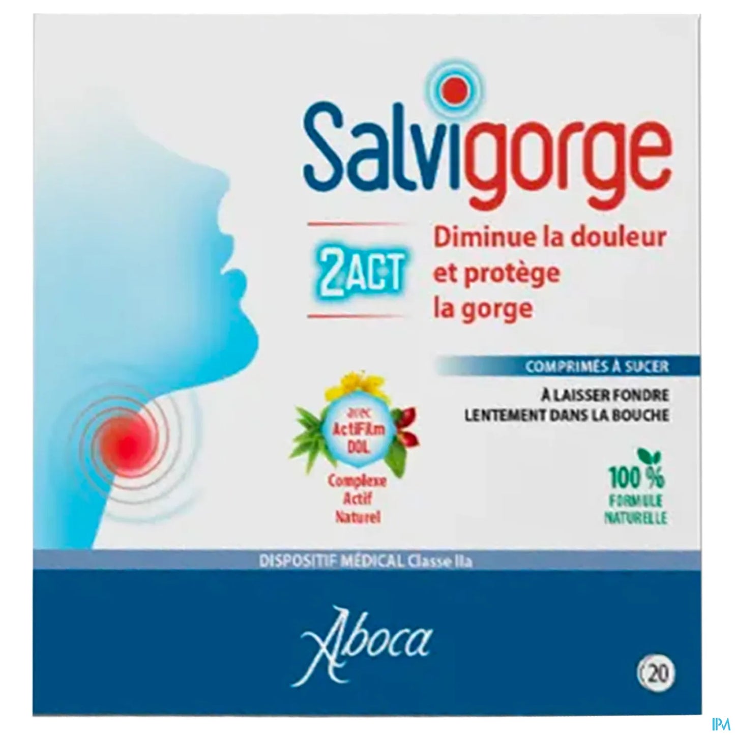 Salvigorge 2Act 20 Comprimés à Sucer