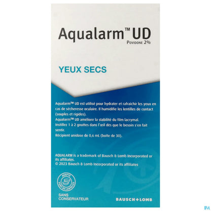 Aqualarm UD Yeux Secs 30 Unidoses