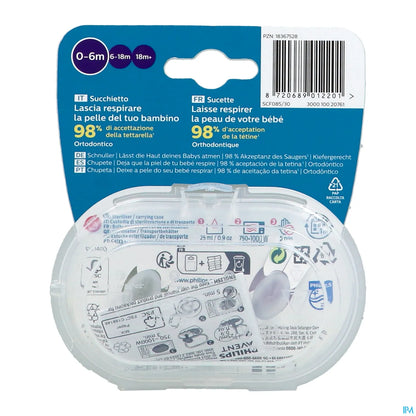 Philips Avent Sucettes Ultra Air 0-6M Mixte