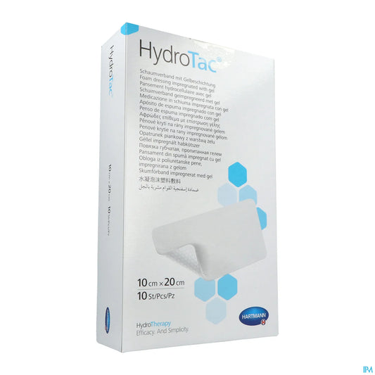 Hydrotac Pansement Non Adhésif 10 x 20 cm Boîte 10