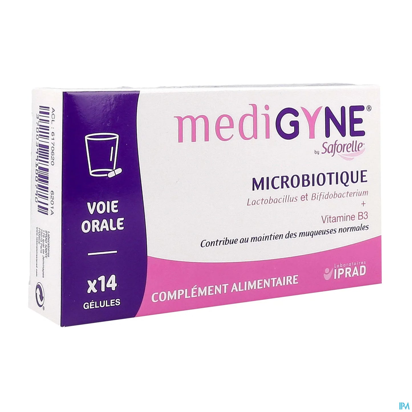 Saforelle Medigyne 14 Gélules Microbiotique Vaginal