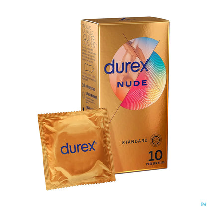 Preservativi lubrificati ultra sottili Nude Standard 10