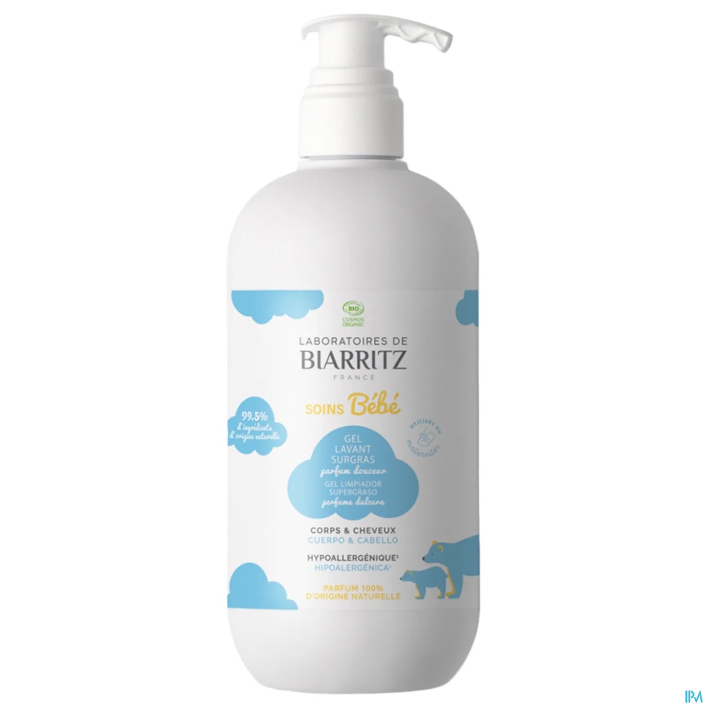 Soin Bébé Gel Lavant Surgras Parfum Douceur Bio 500ml