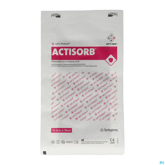 Actisorb Pans 10.5x19 cm Box of 12