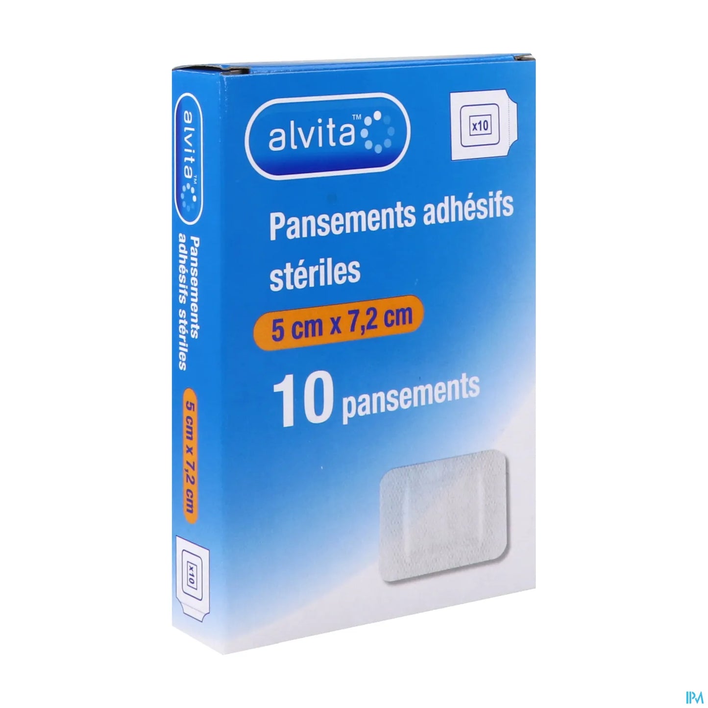 Pansements Adhésifs Stériles 5x7,2 cm 10 Unités