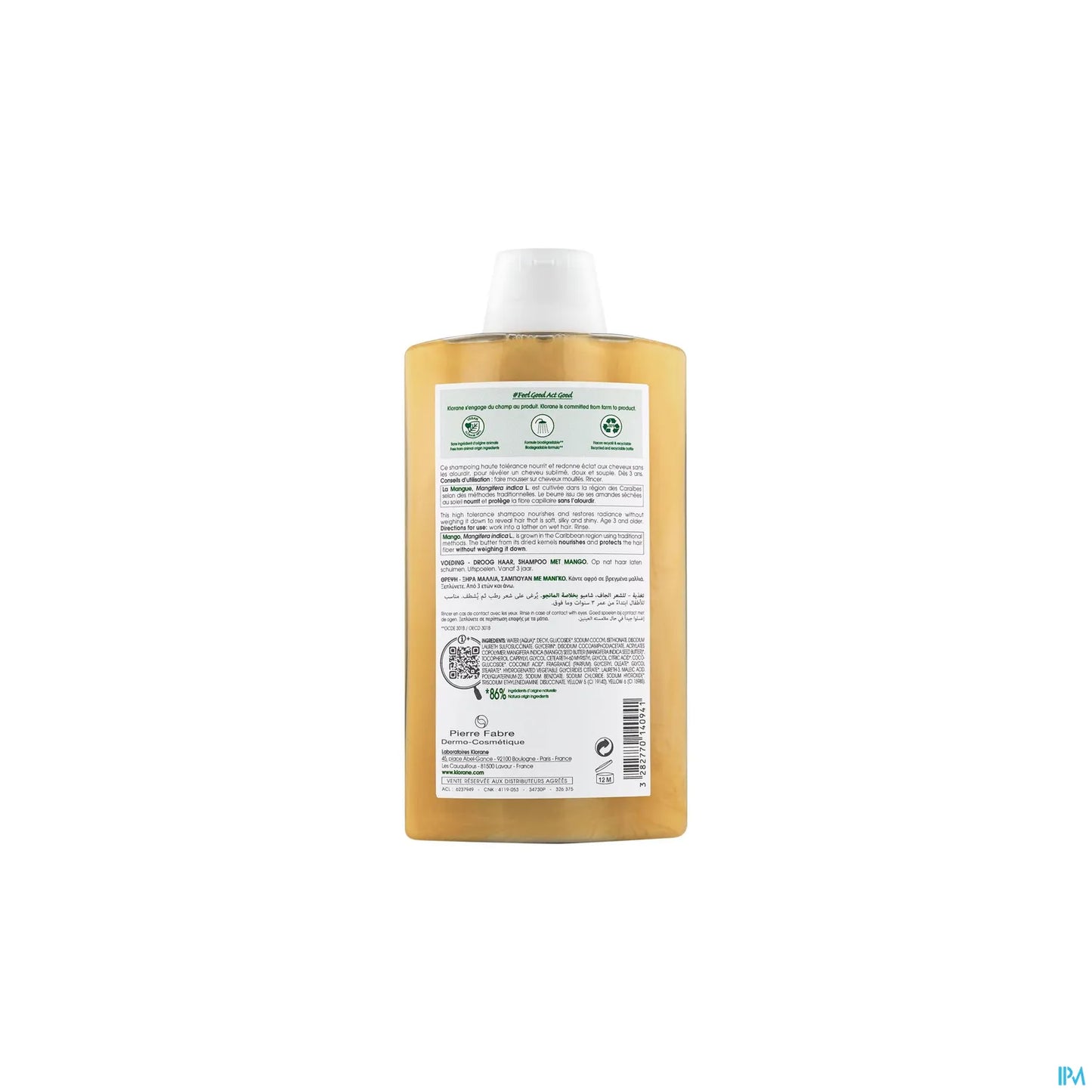 Shampoo al burro di mango 400 ml