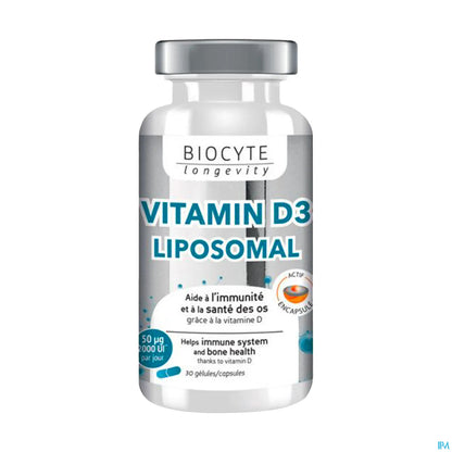 Longevity Vitamin D3 Liposomal 30 Capsules