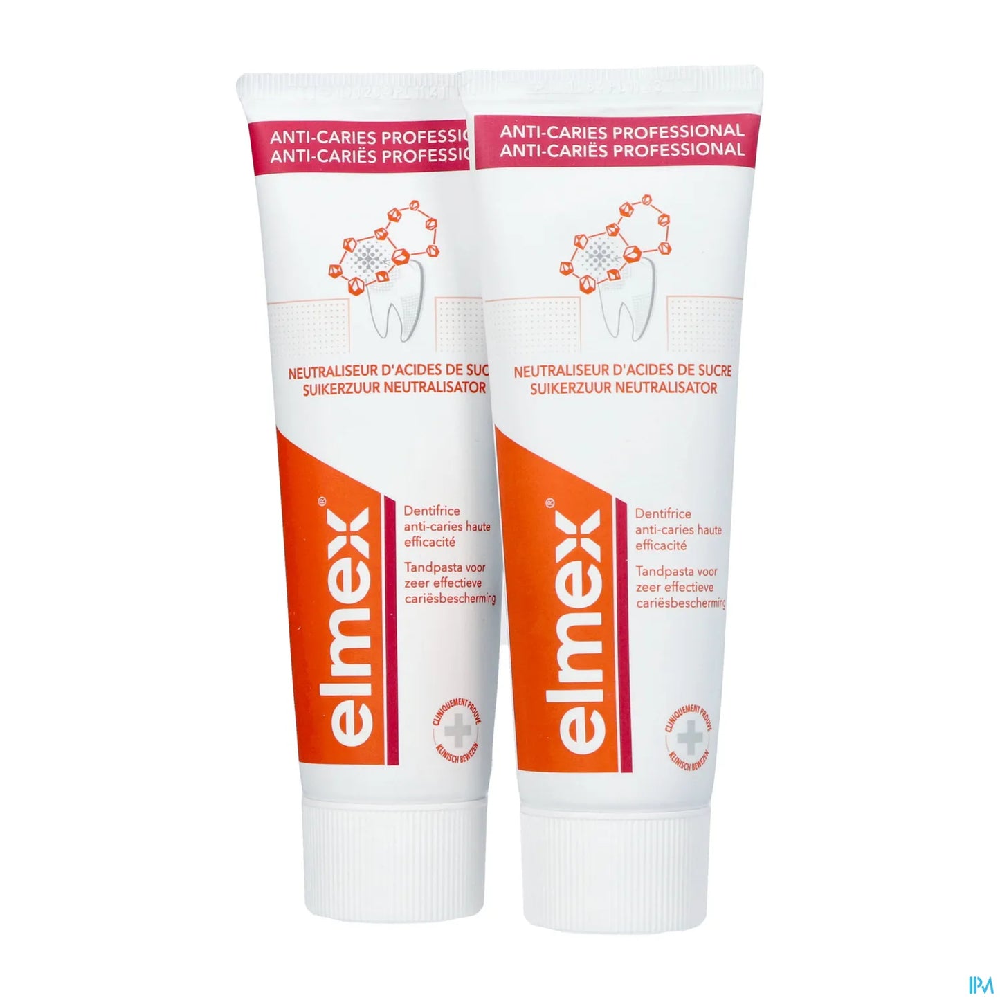 Dentifricio professionale anticarie 2x75ml
