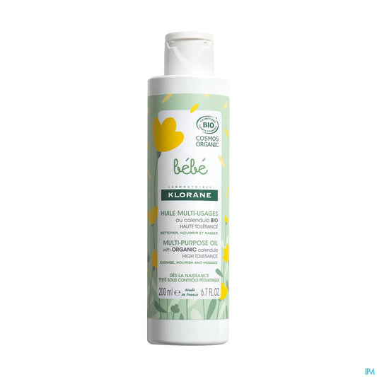 Bébé Huile Multi-Usages Bio Calendula 200ml
