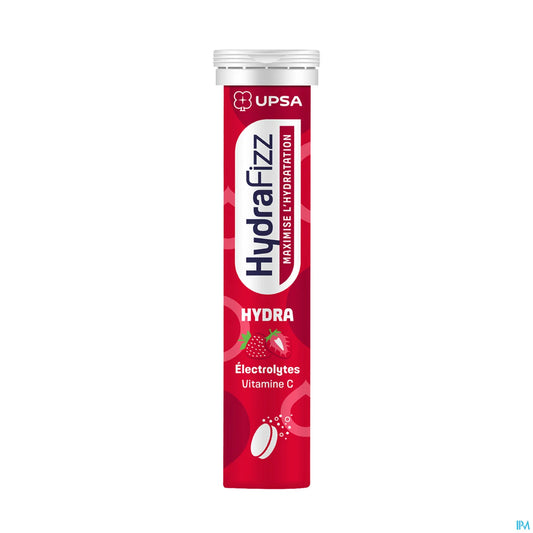 Hydrafizz Hydra Goût Fraise 16 Comprimés Effervescents