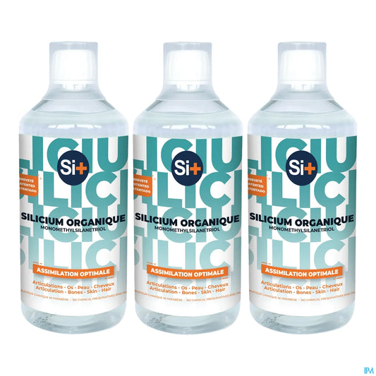 Si+ Silicium Organique Solution Buvable 3 x 750 mL