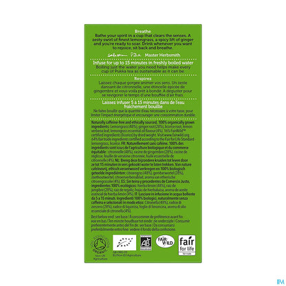 Infusion Citronnelle Et Gingembre 20 Sachets