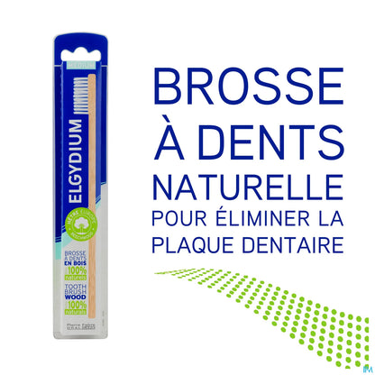 Brosse à Dents en Bois Medium Brins 100% Naturels