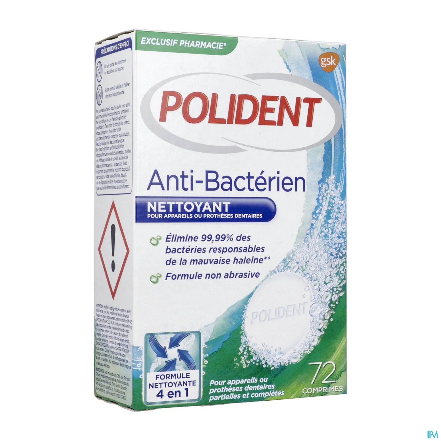 Nettoyant Comprimés 72 Cp