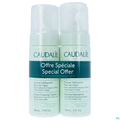 Vinoclean Mousse Nettoyante Fleur de Vigne 2x150ml