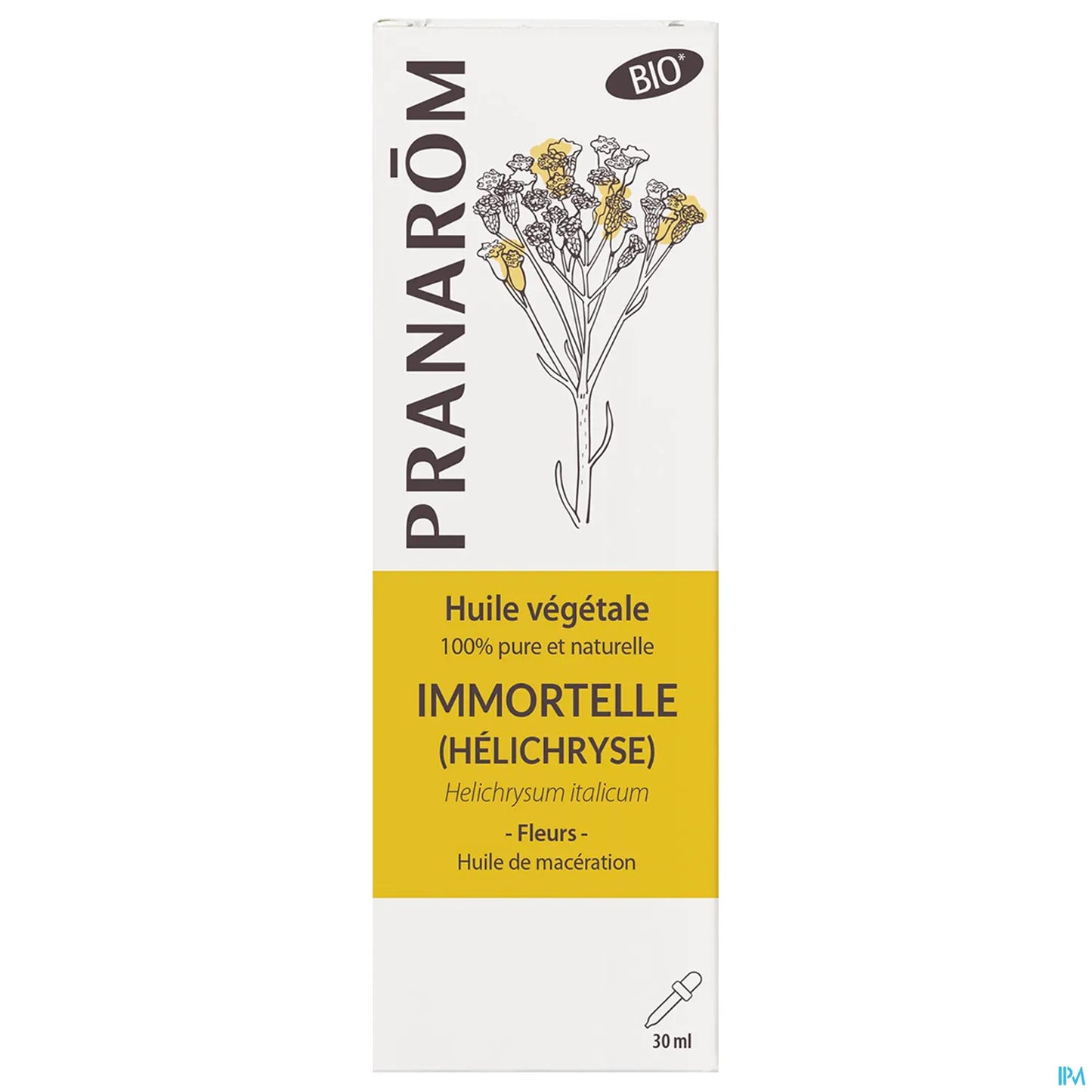 Organic Vegetable Oil Immortelle Helichrysum Italiana 30ml