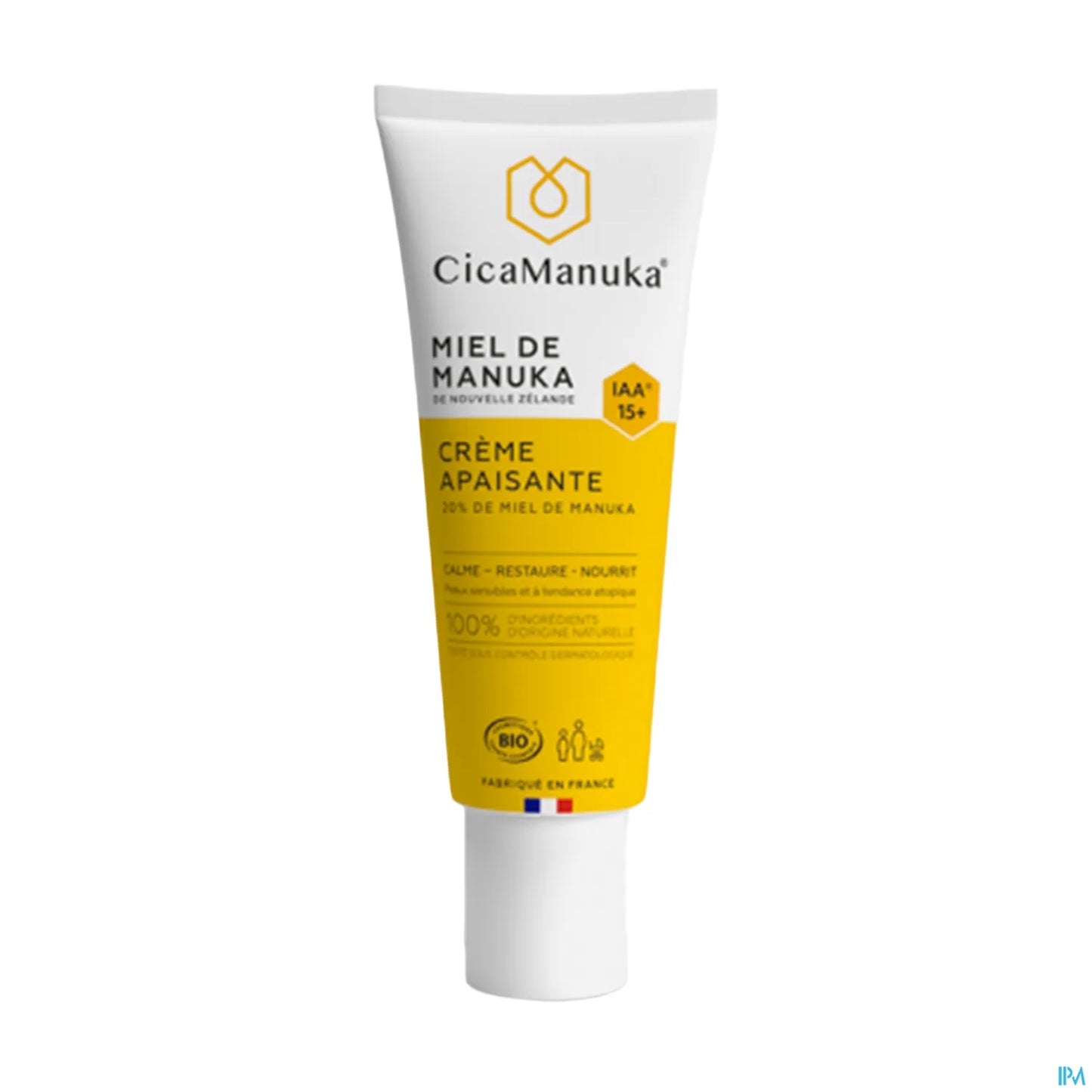 Crème Apaisante au Miel de Manuka IAA15+ Tube 40ml