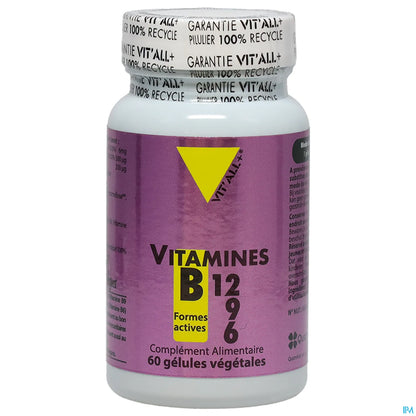 Vitamines B12 B9 B6 60 Gélules Végétales