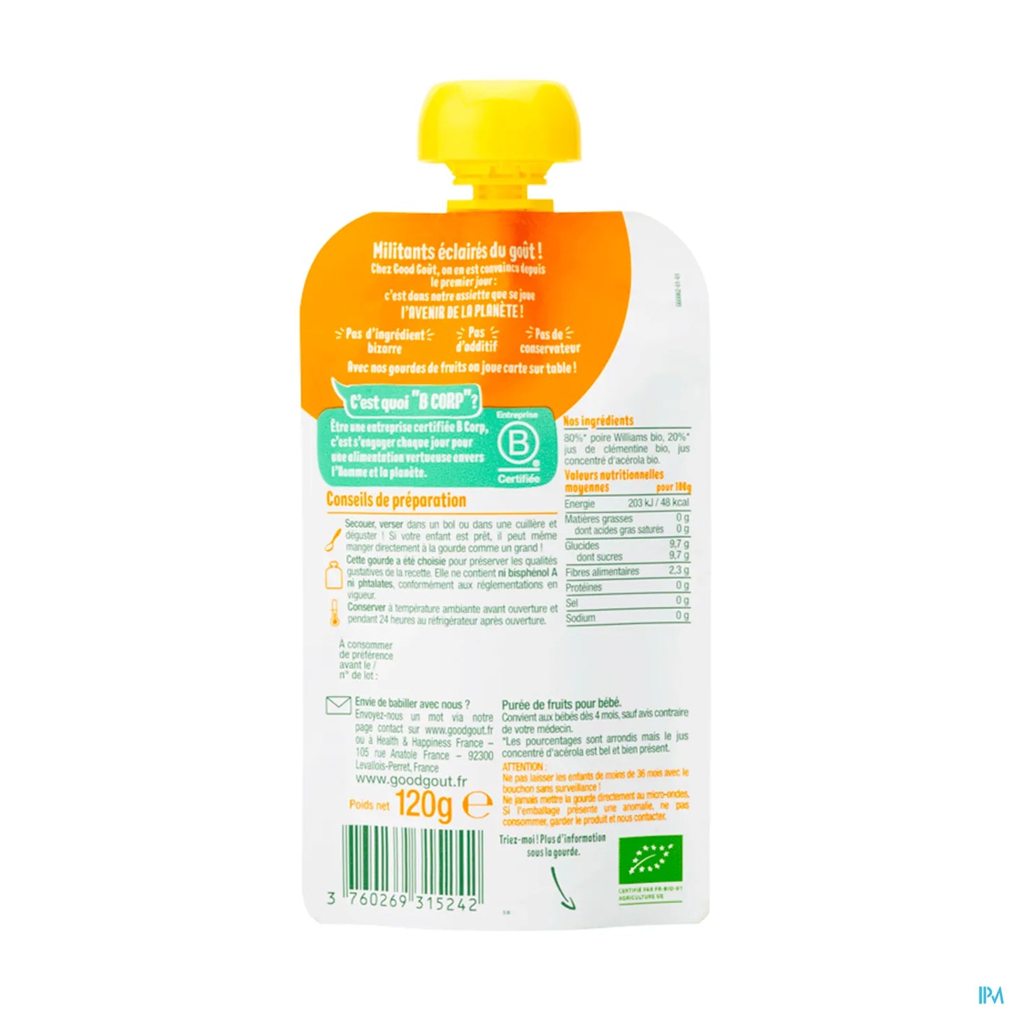 Clementine Pere Biologiche 120g