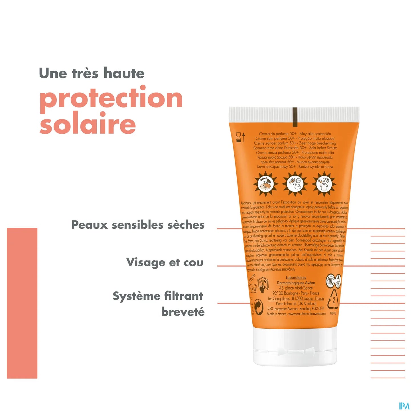 Very High Protection Fragrance-Free Cream SPF50+ 50ml