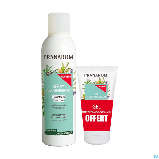 Aromaforce Spray Assainissant Ravintsara et Gel Hydroalcoolique