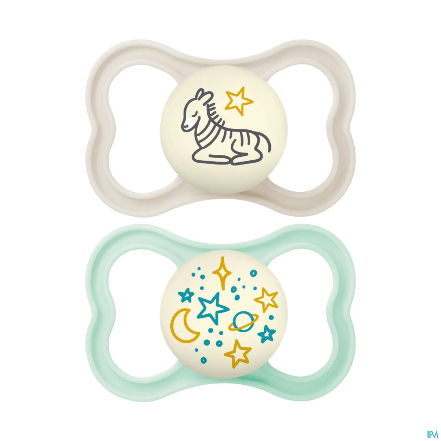 Sucette Supreme Nuit Plus de 6 Mois Silicone Lot de 2