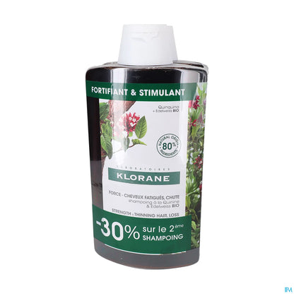 Shampoo fortificante alla stella alpina e chinino 2 x 400 ml
