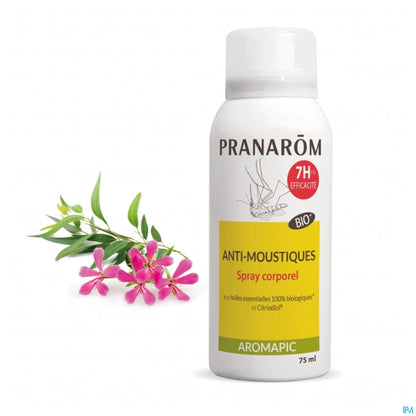Spray repellente per zanzare biologico 75 ml
