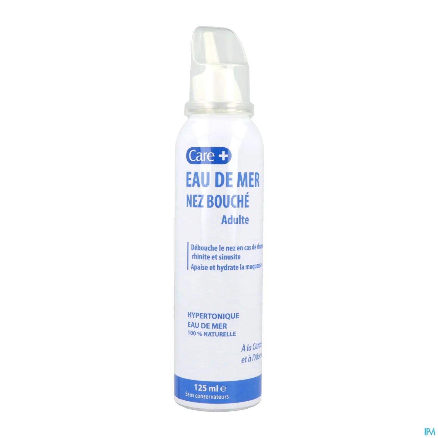 Care+ Acqua di mare ipertonica Naso chiuso Camomilla e Aloe Vera 125 ml