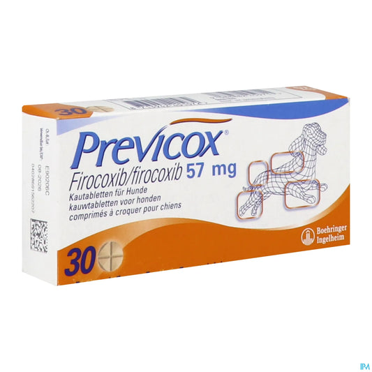 Previcox Comprimés à Croquer 57 mg Boite de 30