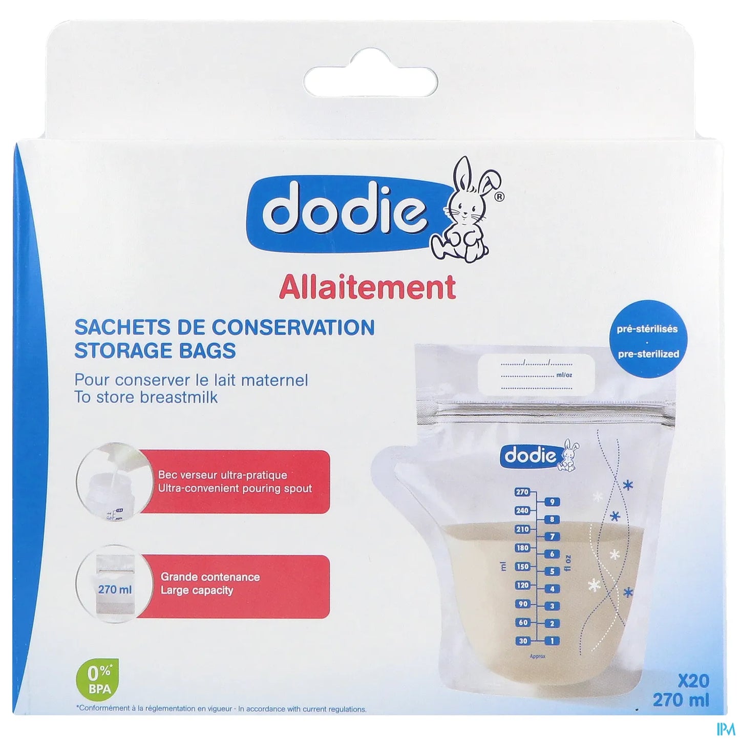 Sachets de Conservation Allaitement x20