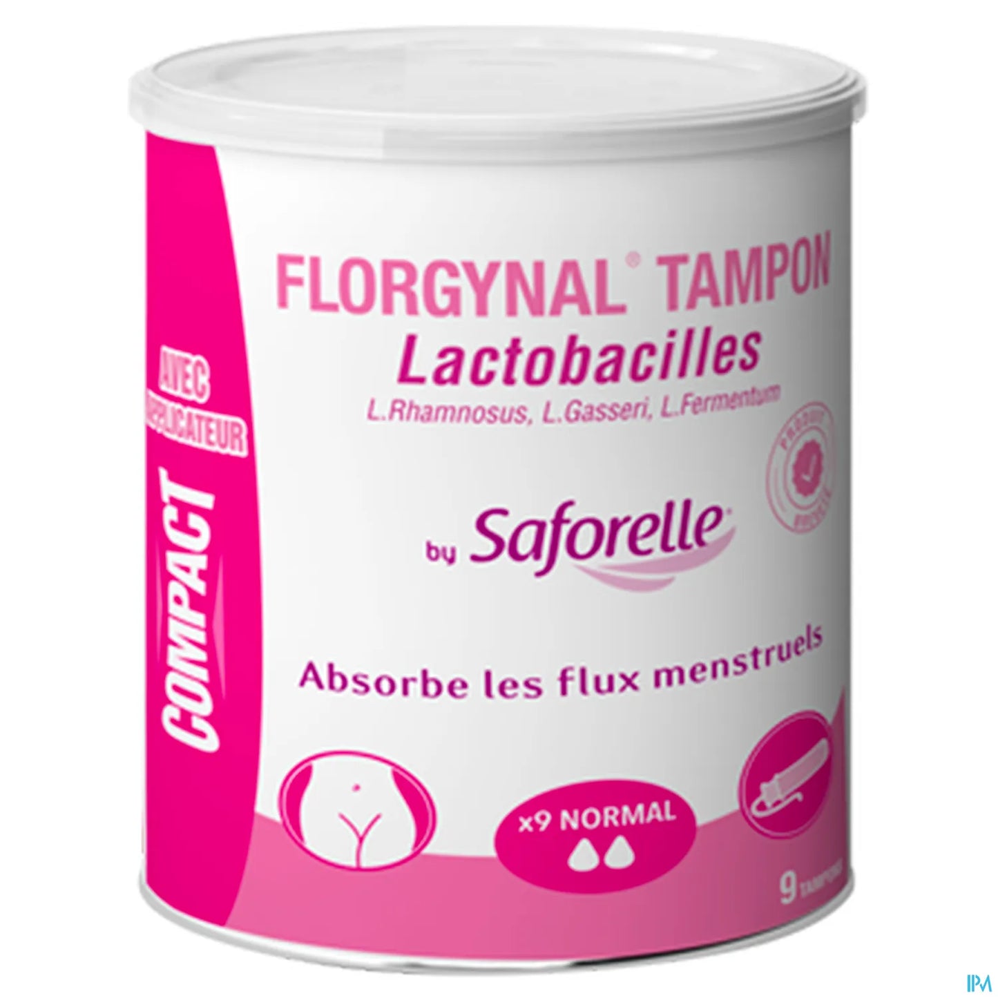 Saforelle Florgynal Probiotic Tampons with Compact Applicator Normal 9 Units