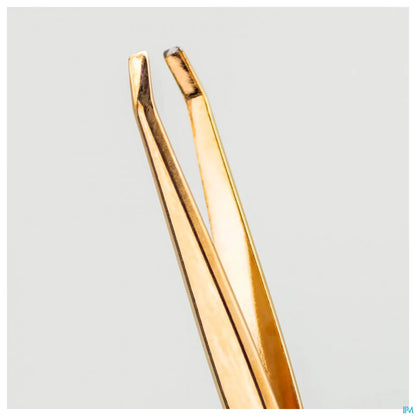 Pince à Épiler Crabe Dorée 9cm