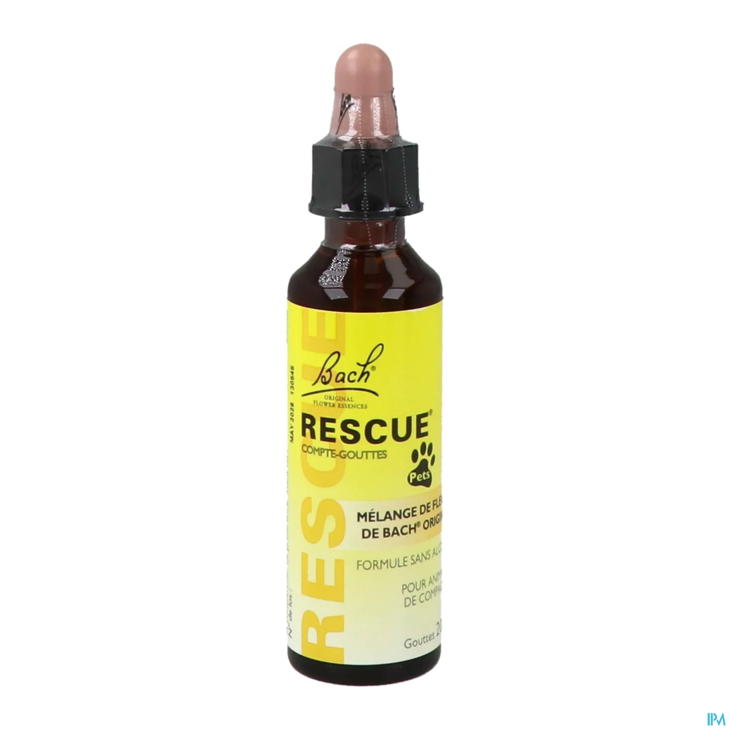 Fleurs de Bach Rescue Pets Compte-Gouttes 20Ml