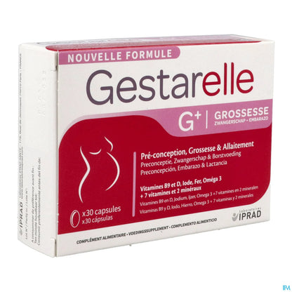Iprad Laboratories Gestarelle G+ Pregnancy 30 Capsules