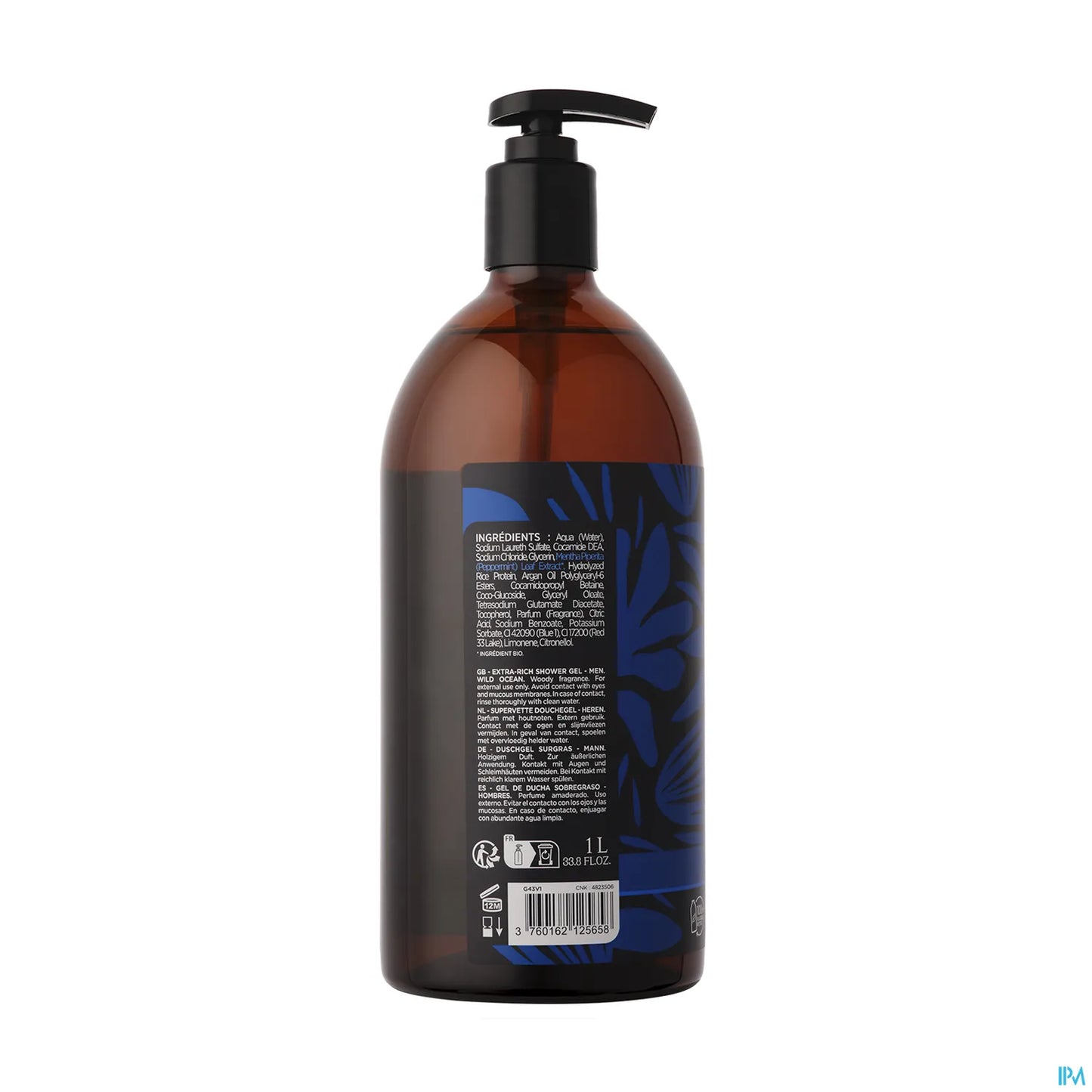 Gel doccia Wild Marine da uomo 1L
