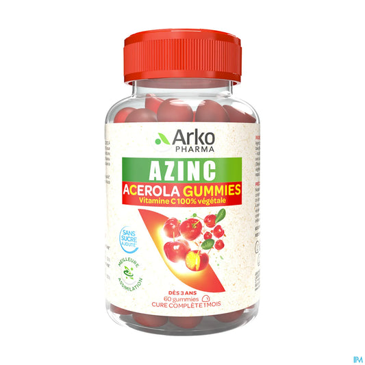 Azinc Acérola 60 Gummies