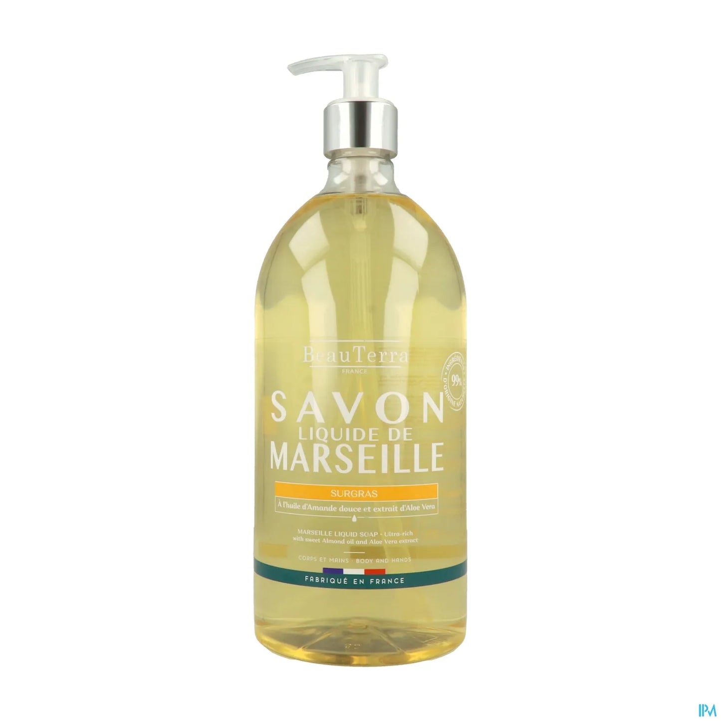 Savon Liquide Surgras Amande Douce Aloe Vera 1 L