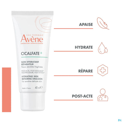 Cicalfate+ Emulsion Hydratante Réparatrice Peau 40ml